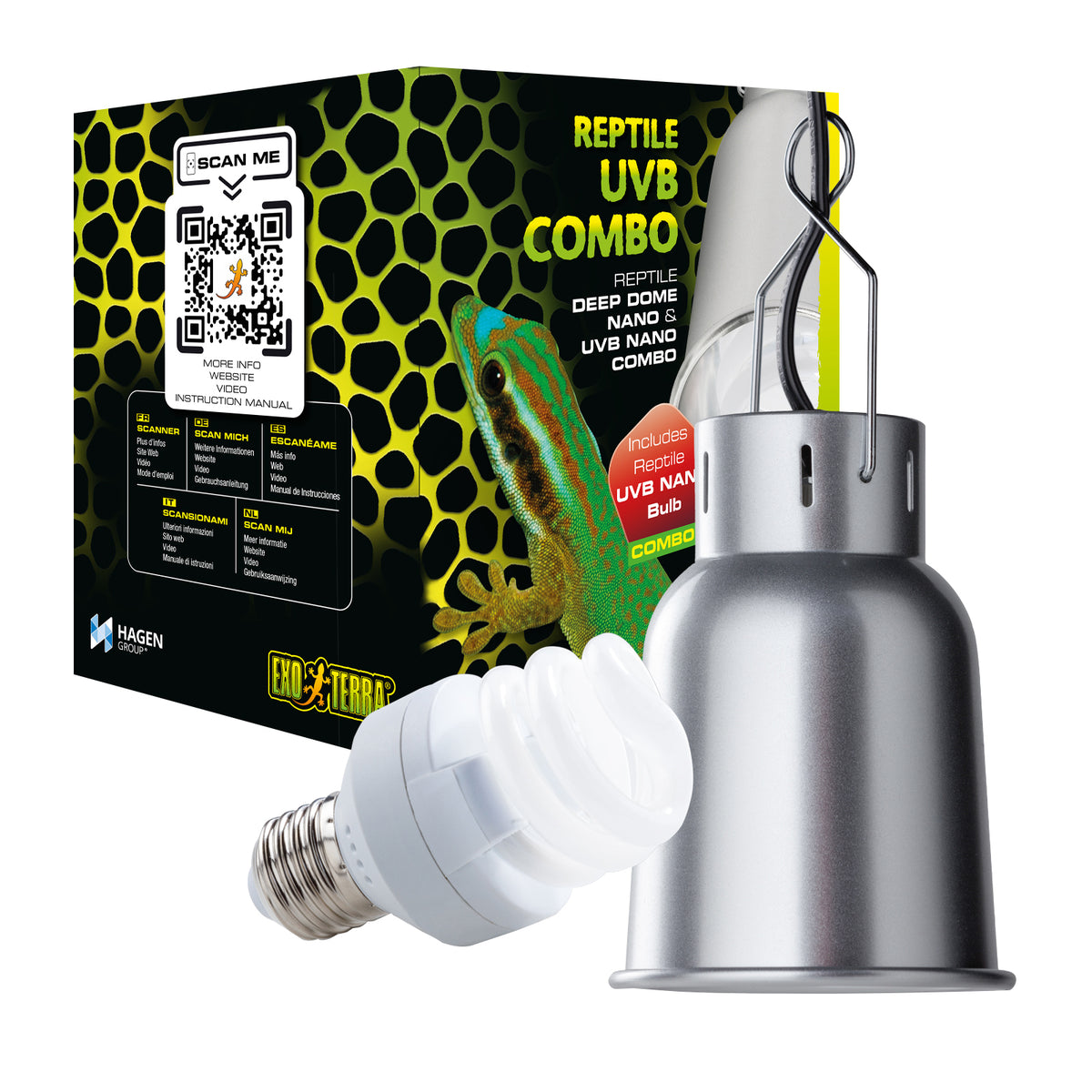 Exo Terra Reptile Intense UVB 200 High Output Bulb 26W High D3