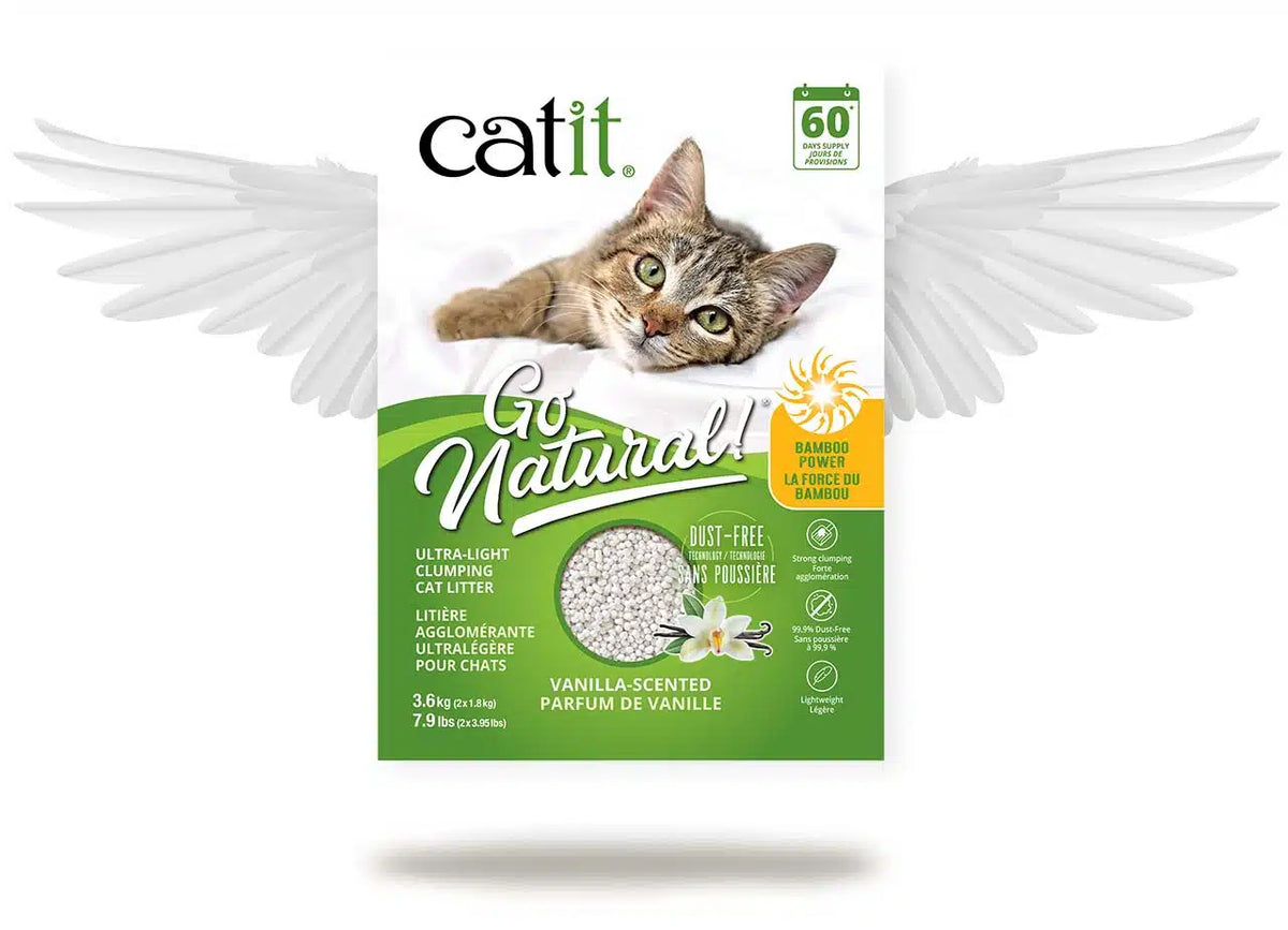 Catit Go Natural Bamboo Clumping Litter 7.9lbs – Reptilian Arts