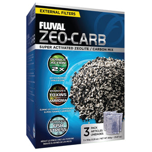 Fluval Zeo-Carb, 150G (3/PK)
