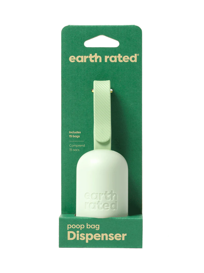 Earth Rated Poop Bag Dispenser with 15 Bags