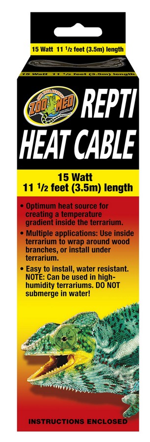 Zoo Med Repti Heat Cable 11.5 ft 15w