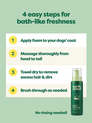 Earth Rated No-Rinse Dog Shampoo