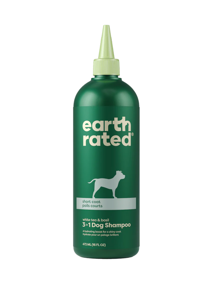 Earth Rated Short Coat 3-in-1 Dog Shampoo 16oz