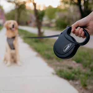 Coastal Retractable Dog Leash Black 16 ft SM