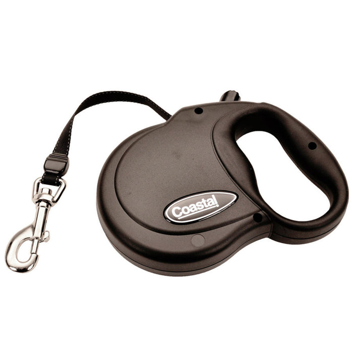 Coastal Retractable Dog Leash Black 16 ft SM