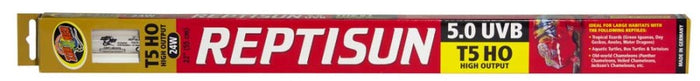 Zoo Med ReptiSun 5.0 UVB T5 HO High Output Linear Lamp 22 in