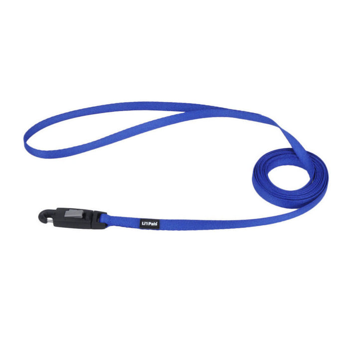 Lil Pals Nylon Dog Leash with E-Z Snap Blue 3/8 In X 6 ft