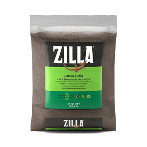 Zilla Jungle Mix, Fir and Sphagnum Peat Moss Organic Bedding for Reptiles