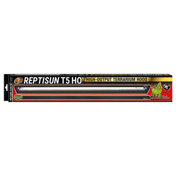 Zoo Med ReptiSun T5 HO Terrarium Hood w/ 5.0 Bulb 36 in