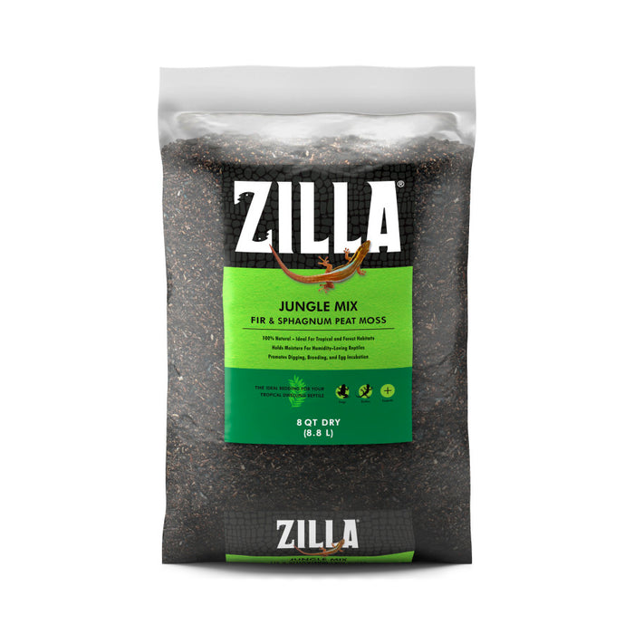 Zilla Jungle Mix, Fir and Sphagnum Peat Moss Organic Bedding for Reptiles