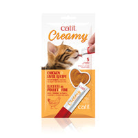 Catit Creamy Chicken/Liver- 5pk