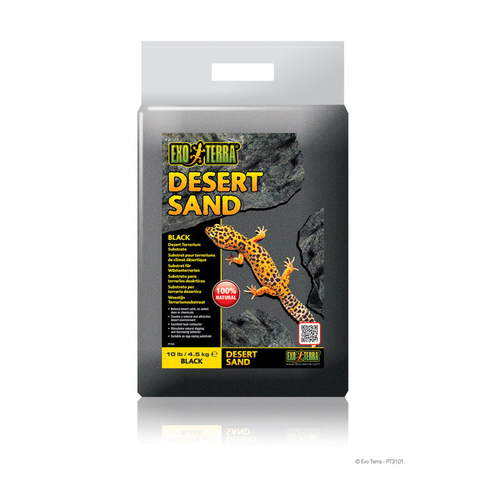 Exo Terra Desert Sand - 10-Pound, Black
