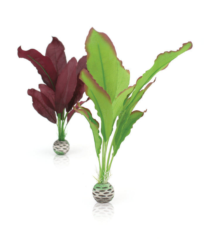 BiOrb Silk plant set M green & purple