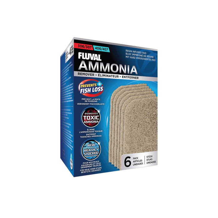 Fluval 307/407 Ammonia Remover Pad, 6pcs