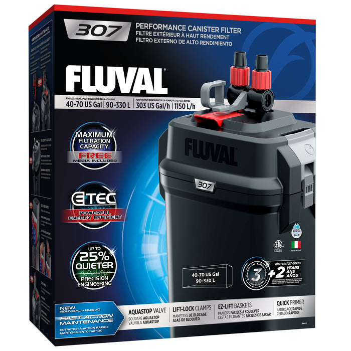 Fluval 307 External Filter 120Vac, 60Hz