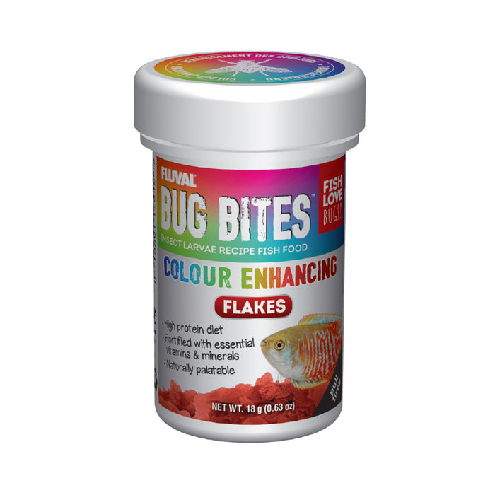 Fluval BugBites Color Enh. Flakes .63 oz