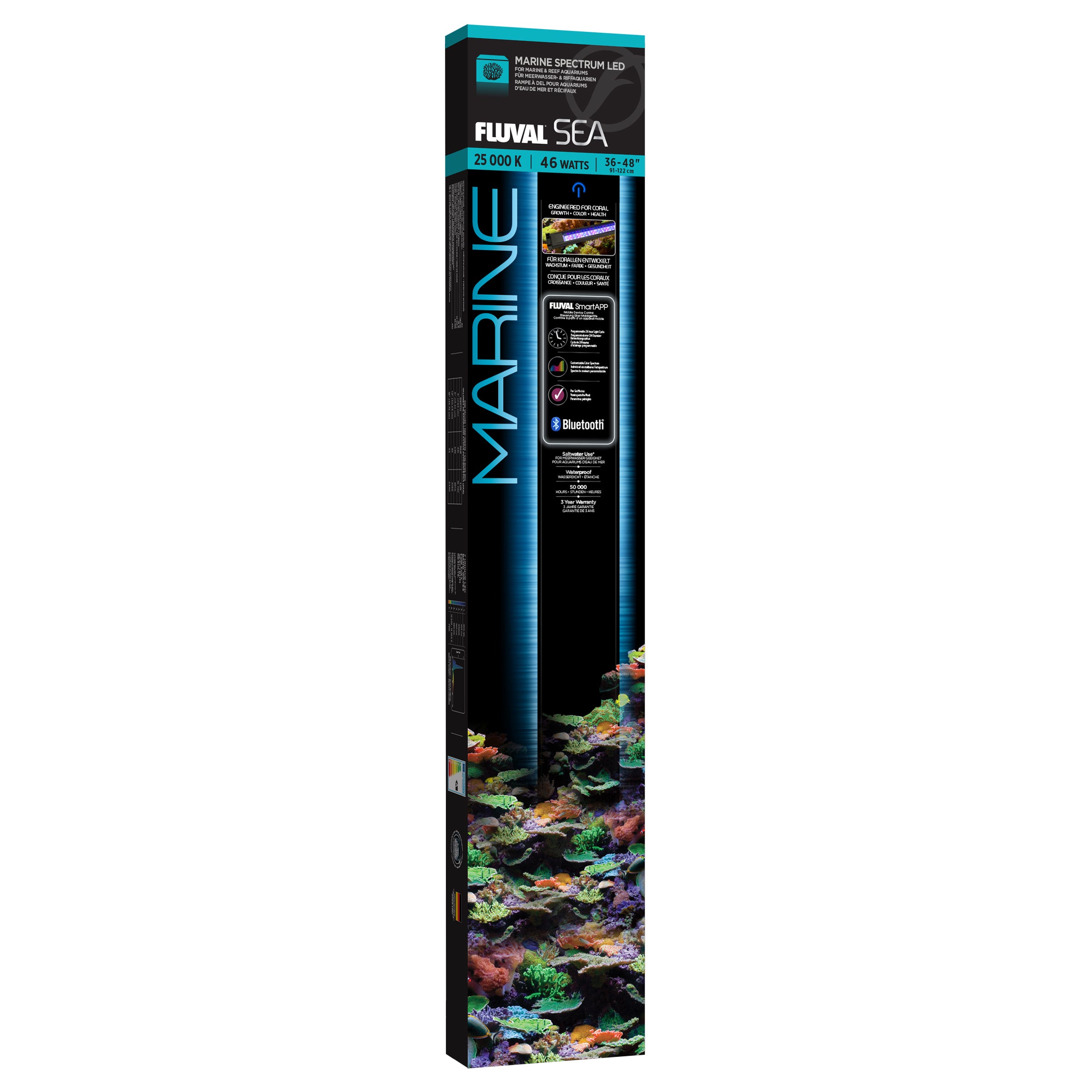 【新品】FLUVAL SmartAPP MARINESPECTRUM LED Amazon.com : Fluval Sea Marine 3.0 LED Aquarium Lighting for