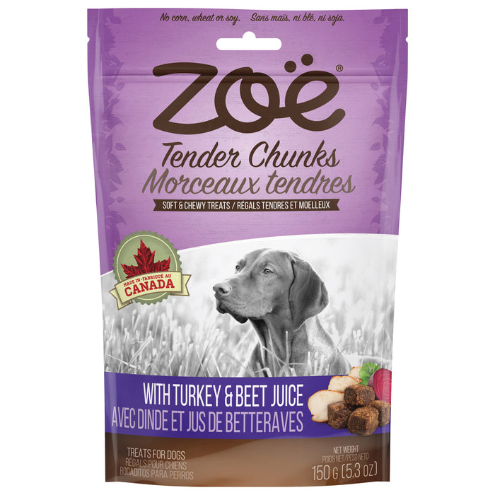 Zoe Tender Chunks Turkey & Beets Dog Treats