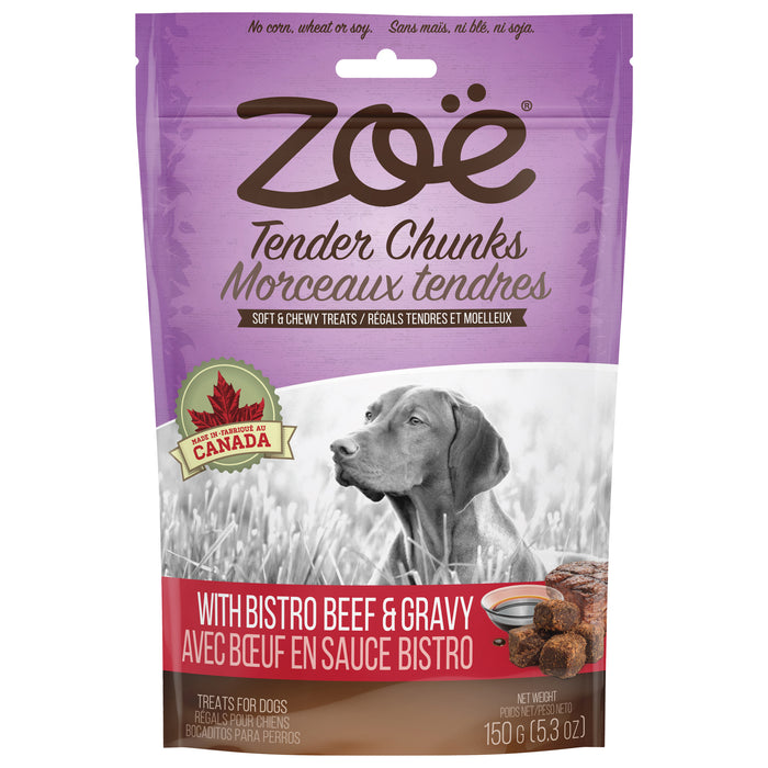 Zoe Tender Chunks Beef & Gravy Dog Treats